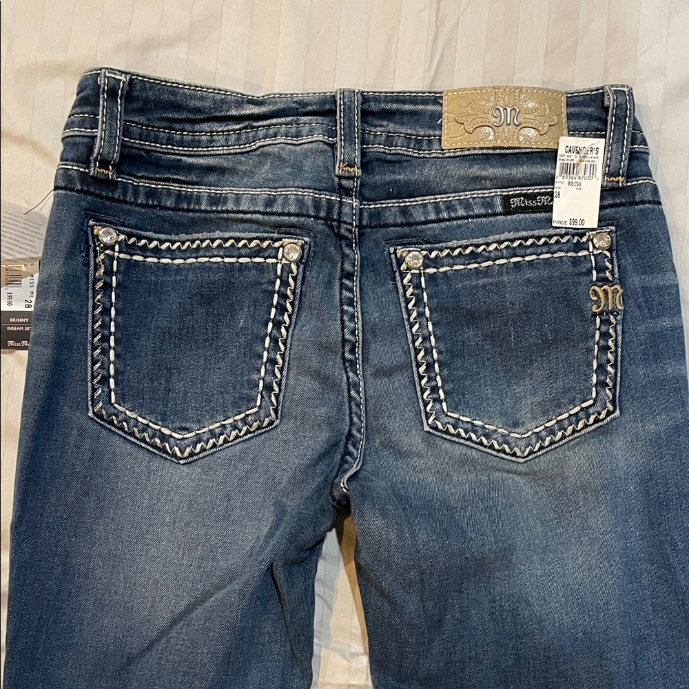 Miss Me Dark Blue Skinny Jeans